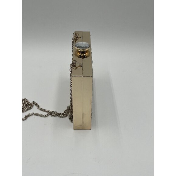 INC International Concepts Women's Clutch Metal Rose Gold - Silver Handbags - Picture 6 of 12